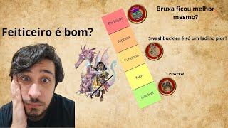 TAUMATURGO É A CLASSE MAIS POPULAR  Tierlist de Classes de Pathfinder 2e Parte 3 [upl. by Short348]