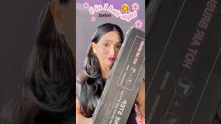 Hair styler gonna wrong😫🤯  cheapest hair styler from amazon review stylingtools shorts hair [upl. by Nala592]