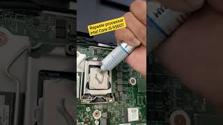 repaste processor intel core i59500T HP AIO ProOne 600 G5 hp processor laptop teardown pc [upl. by Rehptsirhc]