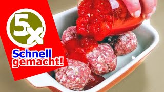 5 leckere Mikrowellen Rezepte zum Mittagessen und Abendbrot  kochen [upl. by Schreibman215]