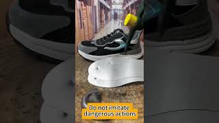 Safety shoe function testsafetyshoes safety shorts shoes workshoes amazing [upl. by Tatum]