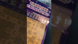 1000000 crossword claimer texaslottery scratchofftickets [upl. by Yras]