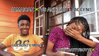 JAMAICAN 🇯🇲VS ANTIGUA🇦🇬ACCENT [upl. by Sirrad329]