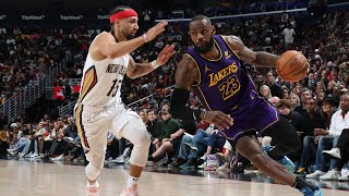 Pelicans Stat Leader Highlights Jose Alvarado grabs 4 steals vs Los Angeles Lakers [upl. by Dermot]