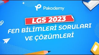 LGS 2023 Fen Bilimleri Soru ve Cevapları  LGS [upl. by Enovi672]