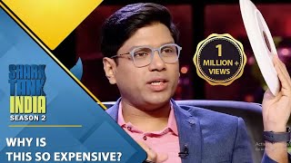 Plate की कीमत 2500 रुपये सुनकर Shock हुए Sharks  Shark Tank India Season 2 [upl. by Mirielle]