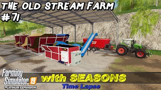 Building a Cow TMR Mixer Sowing Soybeans  The Old Stream Farm 71  FS19 4K TimeLapse [upl. by Einnej]