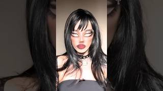 Goth doll makeup for Halloween 🎃👻 makeuptutorial halloween makeup shorts halloweenmakeuplook [upl. by Aural]