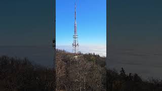 Dolny Śląsk Ślęża  inwersja jesienna autumn mountains jesień travel las nature forest [upl. by Azmah]