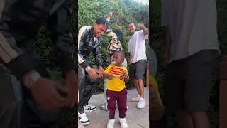 Lamine Yamal celebrando el cumpleaños de su hermano lamineyamal fcbarcelona futbol [upl. by Trevar]