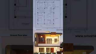 Elevation design with floor plan floorplan home houseplan elevation [upl. by Koran847]