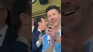 Diego Simeone react to Messi goal 👀🐐 messi footballgoals simeone [upl. by Eive]