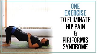 Fix Piriformis Syndrome Pain With This Piriformis Exercise One Technique [upl. by Ahsaeym]