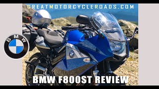 BMW F800ST MOTORCYCLE REVIEW [upl. by Arak]