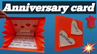 DIY  How To Make Anniversary Card Anniversary Greetings Card Making Anniversary Card for Husband [upl. by Ferwerda]