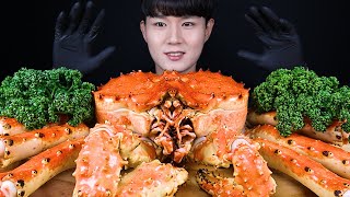 4KG 킹크랩 먹방ASMR MUKBANG KING CRAB 帝王蟹 キンクレプ Raja Kepiting Cua vua ราชาปู eating sounds [upl. by Body]