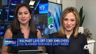 Walmart lays off around 200 corporate employees after slashing guidance last week [upl. by Ludly]