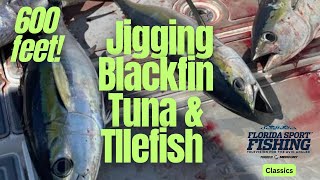 Slow Pitch Jigging Deep  Florida Sport Fishing TV  Catching Tilefish Tuna Rigging Tips [upl. by Auohp]