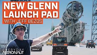 First Ever Tour Of Blue Origins Massive New Glenn Launch Pad w Jeff Bezos [upl. by Rubia]