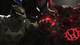 Injustice 2  Batman Vs Atrocitus  All IntroOutros Clash Dialogues Super Moves [upl. by Noiztneb]