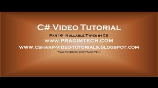 Part 6  C Tutorial  Nullable Typesavi [upl. by Eecats262]