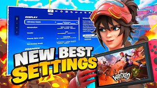 NEW BEST Nintendo Switch Settings For Chapter 5 Fortnite Settings Explained [upl. by Yraccaz]