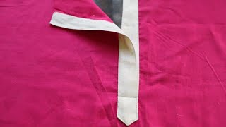 how to make perfect placket easy way चपड़ास पट्टी लगाने का आसान तरीका [upl. by Zoila]