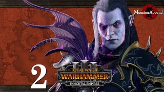 Total War Warhammer 3 SFO Grimhammer III  Malus Darkblade Hag Graef 2 [upl. by Onairotciv694]