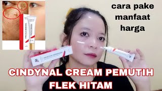 SALEP CREAM PEMUTIH FLEK HITAM MEMBANDEL CINDYNAL CREAM [upl. by Natan]