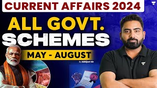 All Government Schemes Explained  Scheme Current Affairs  Current Affairs 2024  By Abhijeet Sir [upl. by Thor]