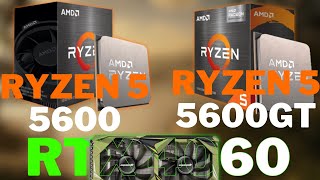 Ryzen 5 5600 vs Ryzen 5600GT  RTX 4060  Teste Comparativo [upl. by Harutak437]