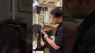 The Rachel Haircut at Michael Van Clarke hair hairstyle luxuryhaircare [upl. by Yvonne]