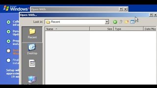 Using Windows XP while its installing [upl. by Ahtela]