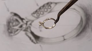 Enjoy the full making process of how I handcrafted an engagement ring [upl. by Dede544]