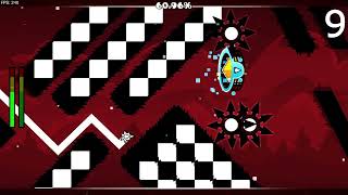 Geometry Dash 22 Black MIDI GF Hell with Frame Perfects Counter [upl. by Ilocin84]