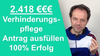 Verhinderungspflege beantragen ausfüllen Antrag Muster Beispiele Erklärt und Erfolg auch Rückwirkend [upl. by Zoi]