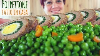 POLPETTONE RIPIENO FATTO IN CASA Ricetta Facile  Easy Meatloaf Recipe [upl. by Hsizan439]