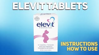 Elevit Pronatal tablets how to use How and when to take it Who cant take Elevit [upl. by Nahsed]