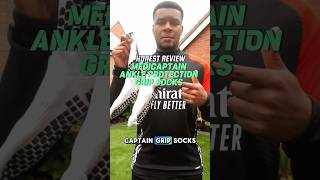 Grip Socks with Ankle Protection Review  MediCaptain Football soccer shorts [upl. by Ahsilaf]