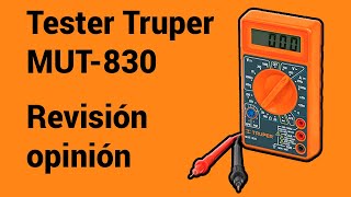 Tester Truper MUT830 Revisión opinión [upl. by Wixted]