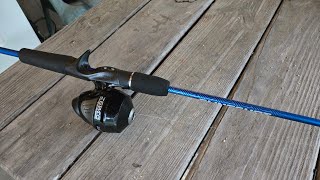 Zebco 202 Slingshot Fishing Pole Combo Review [upl. by Hartzke905]