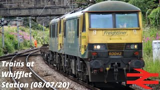 Trains at Whifflet Station 080720 [upl. by Cami]