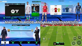 FIFA 16 MOBILE MOD EA SPORTS FC 24 ALL TOURNAMENTS MODE ANDROID OFFLINE NEW KITS amp FULL TRANSFERS [upl. by Marinna]