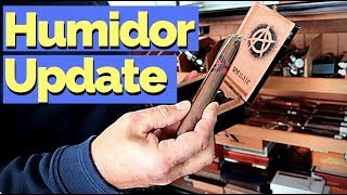 Custom Cabinet Humidor Tour  Quick Update [upl. by Norry845]