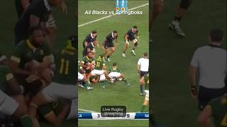 Springboks unbelievable action with All Blacks 🏈🏈 springboks allblacks [upl. by Ahsirtak]