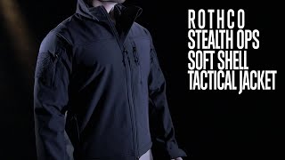 Stealth Ops Soft Shell Tactical Jacket  Rothco Product Breakdown [upl. by Airb308]