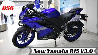 New 2020 Yamaha R15 V3 BS6 Detailed Review  New Changes  Price  Mileage  Features  Walkaround⚡⚡ [upl. by Ailimat765]