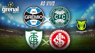 GRÊMIO X CORITIBA  AMÉRICAMG X INTER  BRASILEIRÃO 2023  AO VIVO [upl. by Jacky]