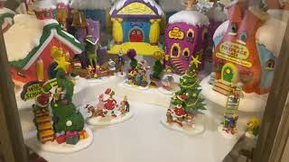 Entire Grinch Collection  Department 56 Whoville  Merry Christmas [upl. by Elokyn455]