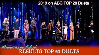 RESULTS Who Made It To Top 14 Who are Eliminated Part 1 American Idol 2019 TOP 20 Celebrity Duets [upl. by Niret]